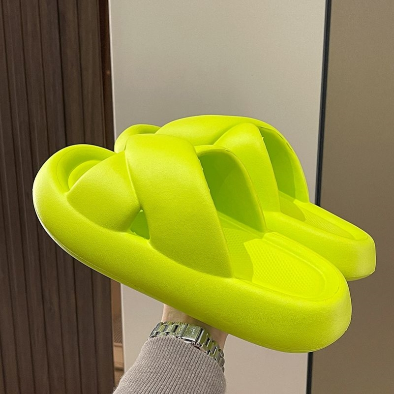 Leyoo พร้อมส่ง ทั่วไทย รองเท้าแตะลำลอง งานแฟชั่นสวยๆ สำหรับผู้หญิง ดีไซน์แบบสายไขว้ สวย เก๋ ไม่ซ้ำใคร มีมา 4 สี เอาดีๆ ร - รูปที่ 7