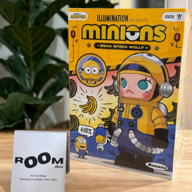 [พร้อมส่ง🇹🇭] 400% Mega Space Molly x Minion 🍌| PopMart แท้ 💯 | ใหม่ในซีล