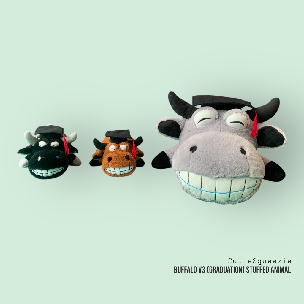 ตุ๊กตาควายดัดฟันรับปริญญาเวอร์ชั่น3 Buffalo V.3 Graduation Stuffed Animal