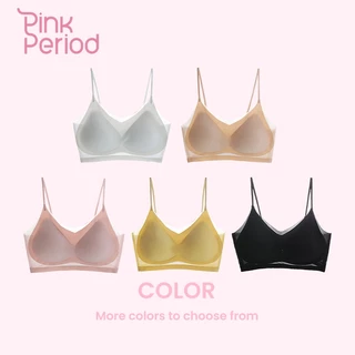 Pink Period เสื้อชั้นในผู้หญิง เจลลี่บรา สปอร์ต​บรา ฟองน้ำระบายอากาศ ใส่สบายๆ เนื้อผ้านิ่ม Bar-075