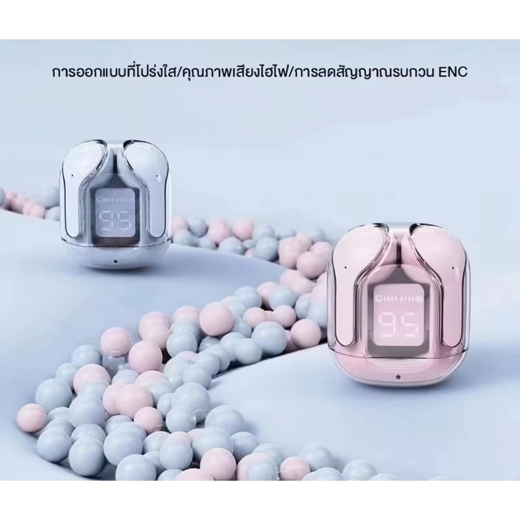 TWS-HK3 หูฟังบลูทูธ 5.3 HIFI กันน้ำ IPX4 มีไมโครโฟน thumbnail 9
