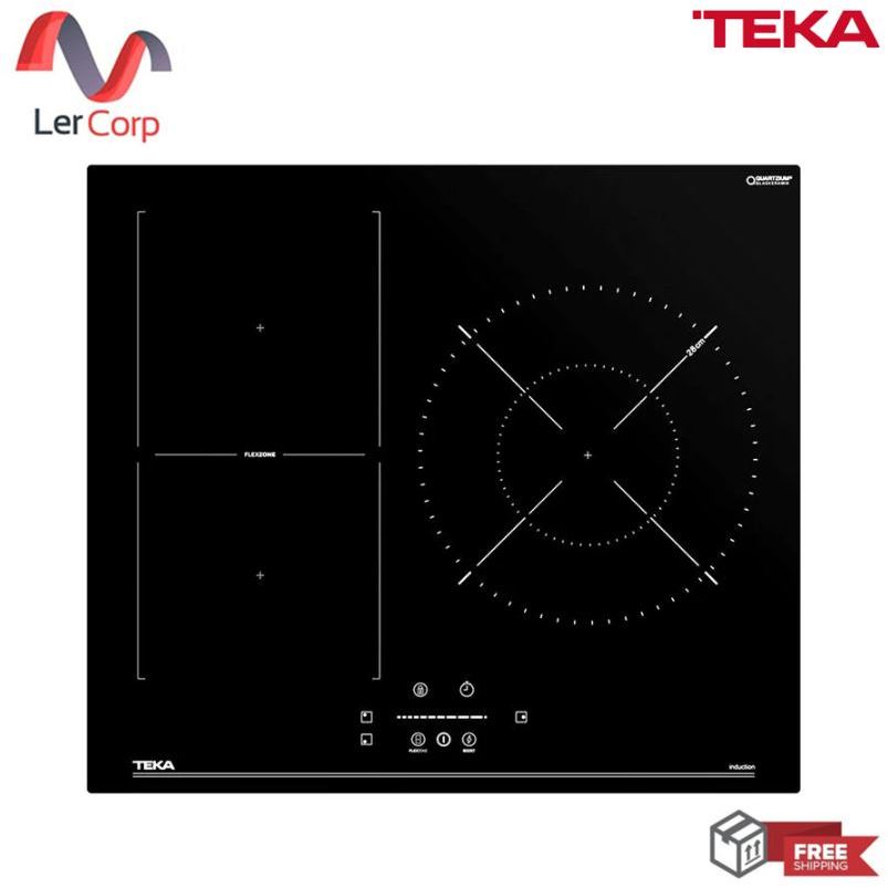 [0% 10 เดือน] (Teka) เตาแม่เหล็กไฟฟ้า Induction 3 หัวเตา รุ่น IBF63210 SSS BK (VI3)