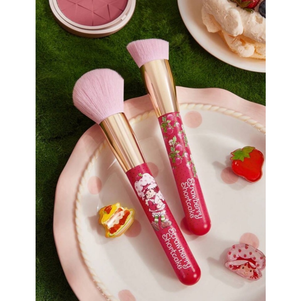 (พร้อมส่ง🍓) Strawberry Shortcake เซ็ท 2 ชิ้น แปรงแต่งหน้า แปรงปัดแก้ม