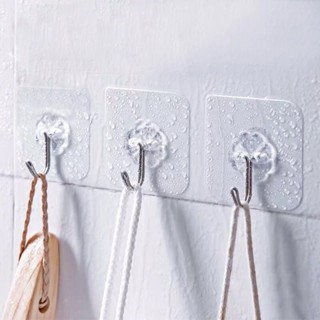 Mee ตะขอติดผนัง ตะขอแขวนติดผนัง ที่แขวนติดผนัง ตะขอกาวติดผนั…