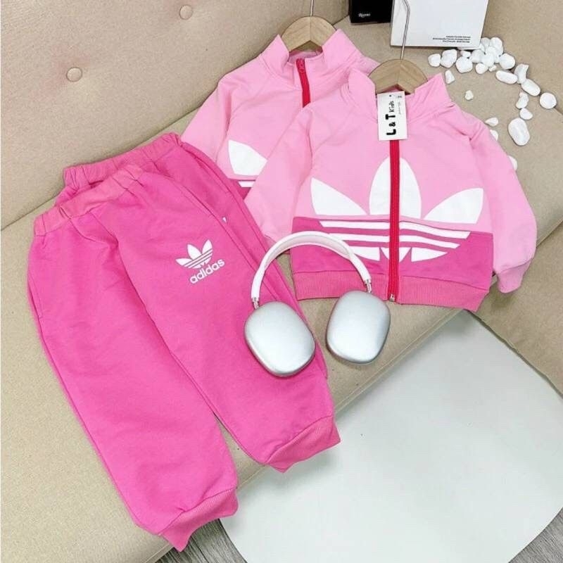 ชุดเซ็ตAdidas มีสีชมพู สีฟ้าสดใสสุดๆค่าาาพร้อมส่ง