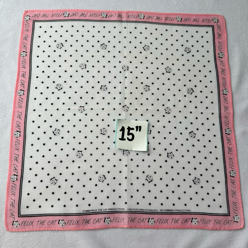 Felix the cat ผ้าเช็ดหน้า ฟิลิกส์เดอะแคท