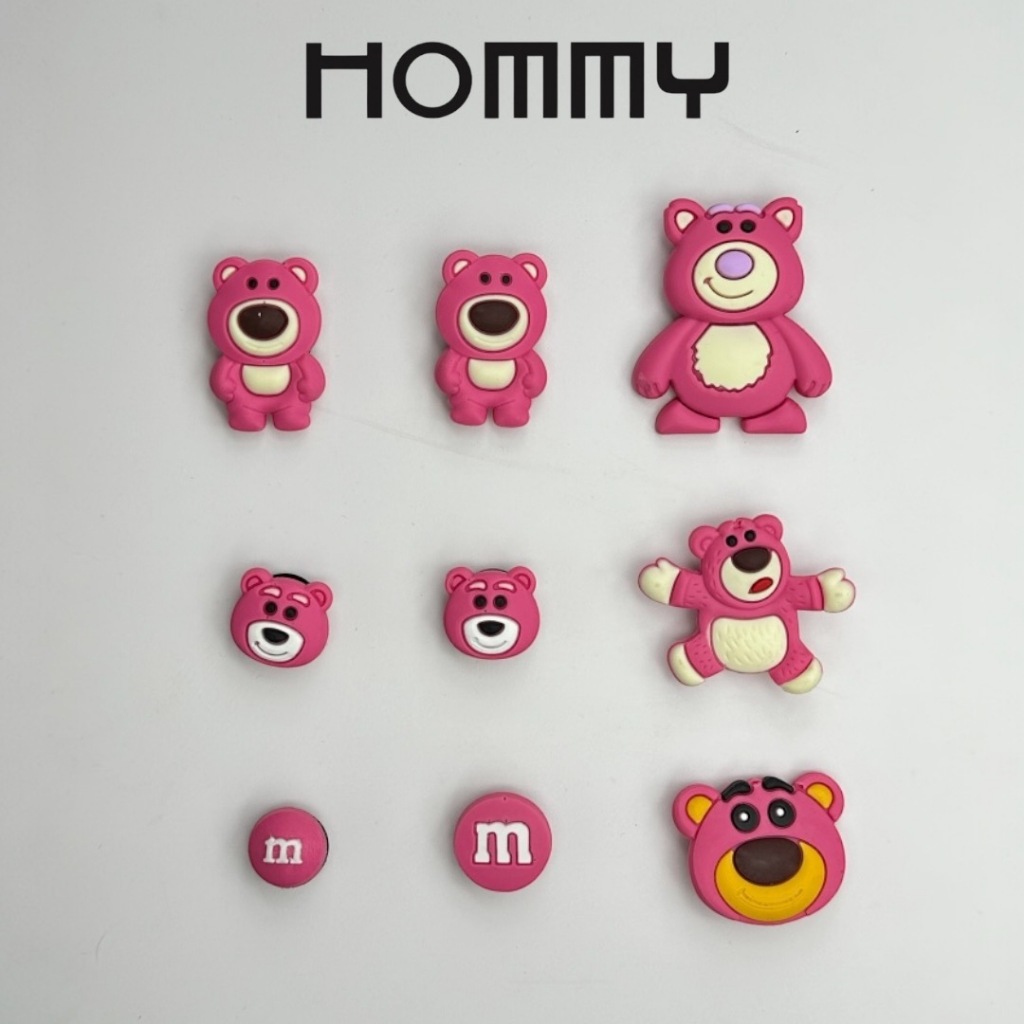 (1ชุด) HOMMY Jibbitz ตัวการ์ตูนติดรองเท้าหัวโต รองเท้าแฟชั่น ตัวติดซิลิโคน มีหลายแบบให้เลือก JB