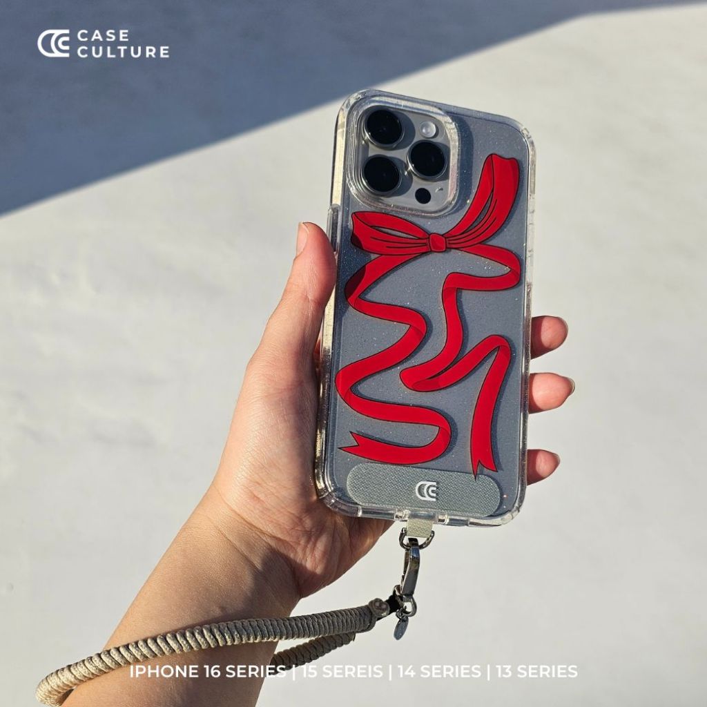 ลาย Red Bow เคสกันกระแทก iPhone แบรนด์ Case Culture