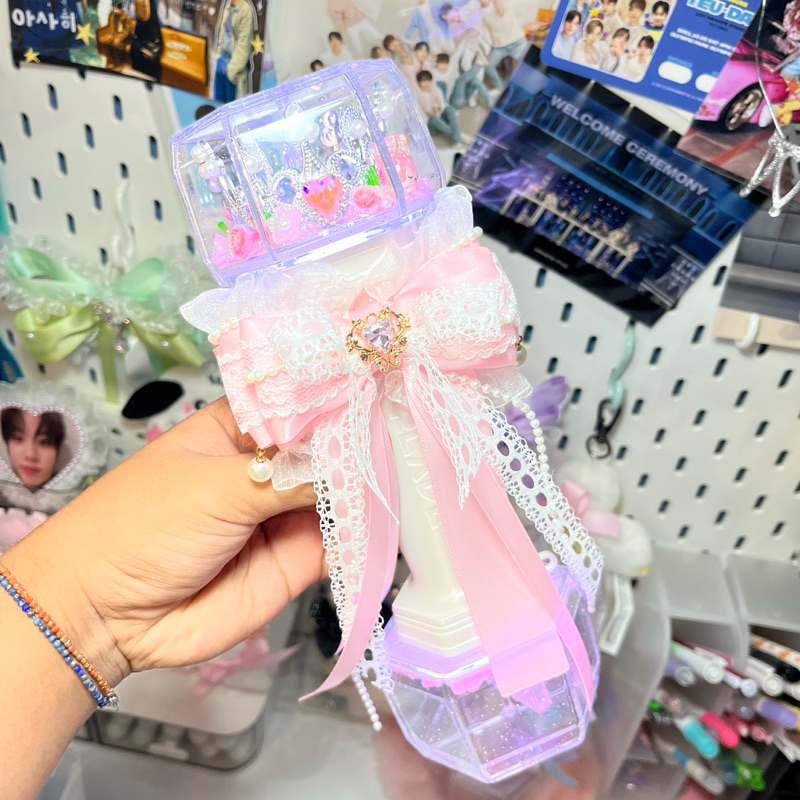 Plave decorate เรซิ่นตกแต่งแท่งไฟ lassbong (แจ้งแบบ/บรีฟงานในแชทเท่านั้น)