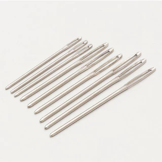 เข็มปักครอสติส แฮนด์เมด ขนาดใหญ่ เข็มสแตนเลส สําหรับหัตถกรรม Hook Set Kit 9pcs DIY