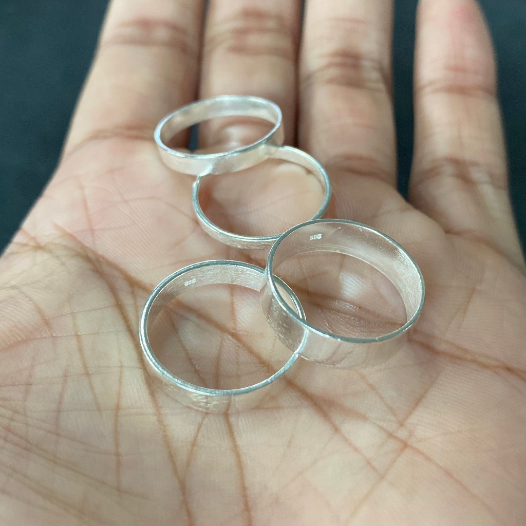 แหวนเกลี้ยง เงินแท้ 92.5% Ring (ปลอกมีด)