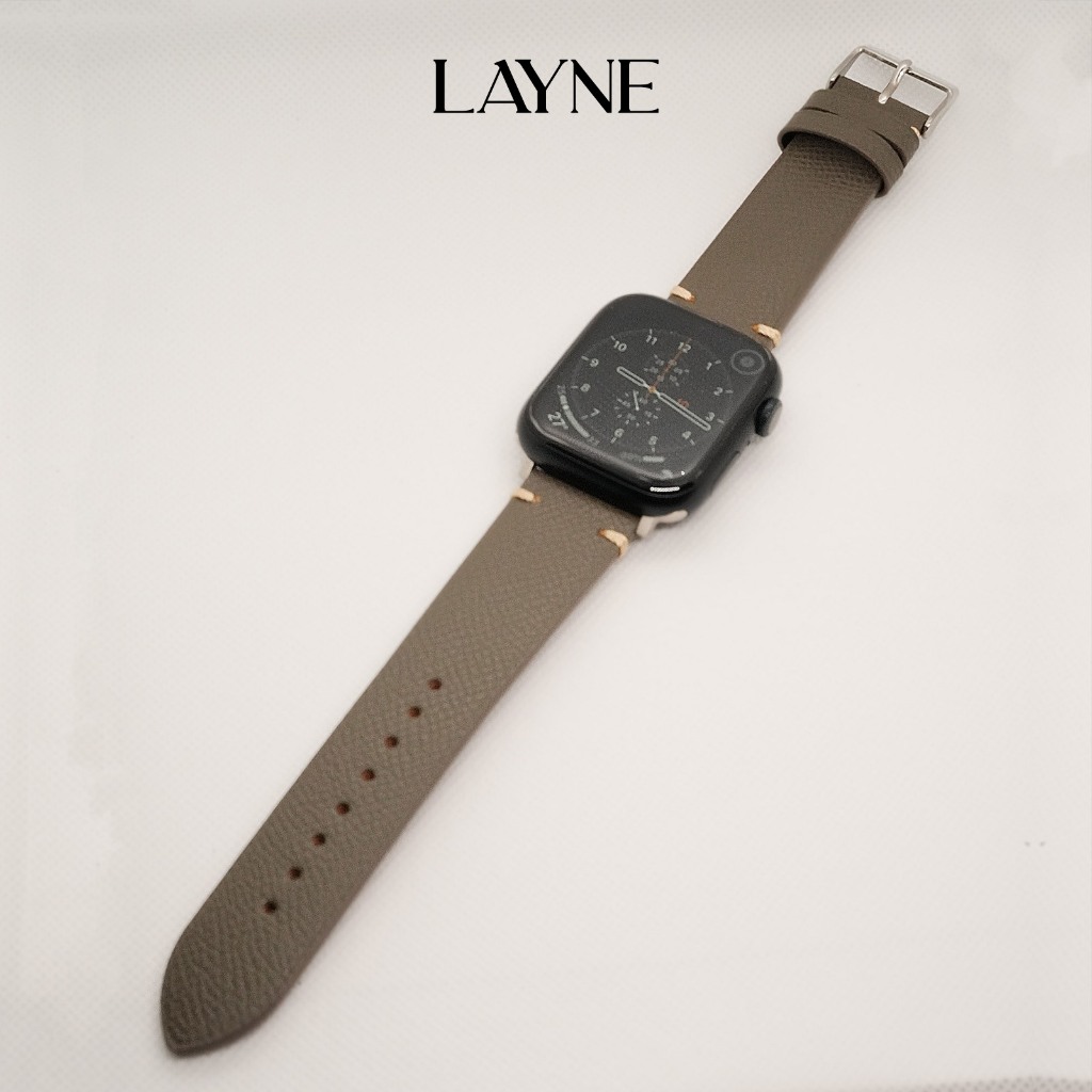 Epsom Leather Straps for Apple Watch สายนาฬิกาสำหรับแอปเปิ้ลวอชทุกรุ่น หนังวัวแท้ 100% Ultra/SE/10/9/8/7/6/5/4/3/2/1