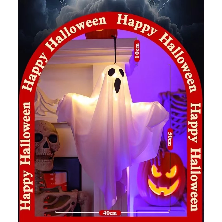 🔥พร้อมส่ง🔥หุ่นแขวนผีน้อย มีไฟ ปรับได้ ผีน้อยฮาโลวีน วันHalloween ตกแต่งปาร์ตี้ เครื่องแต่งกายวันฮาโลวีนสามารถเพิ่มบรรยาก thumbnail 10