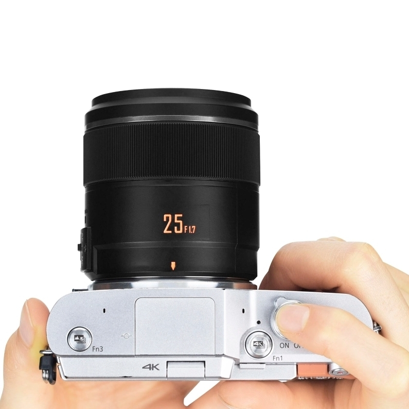 LENS YONGNUO YN25mm F1.7M Micro 4/3  AF/MF STM Auto Focus  เลนส์มาตรฐานสำหรับ panasonic กล้อง Olympus