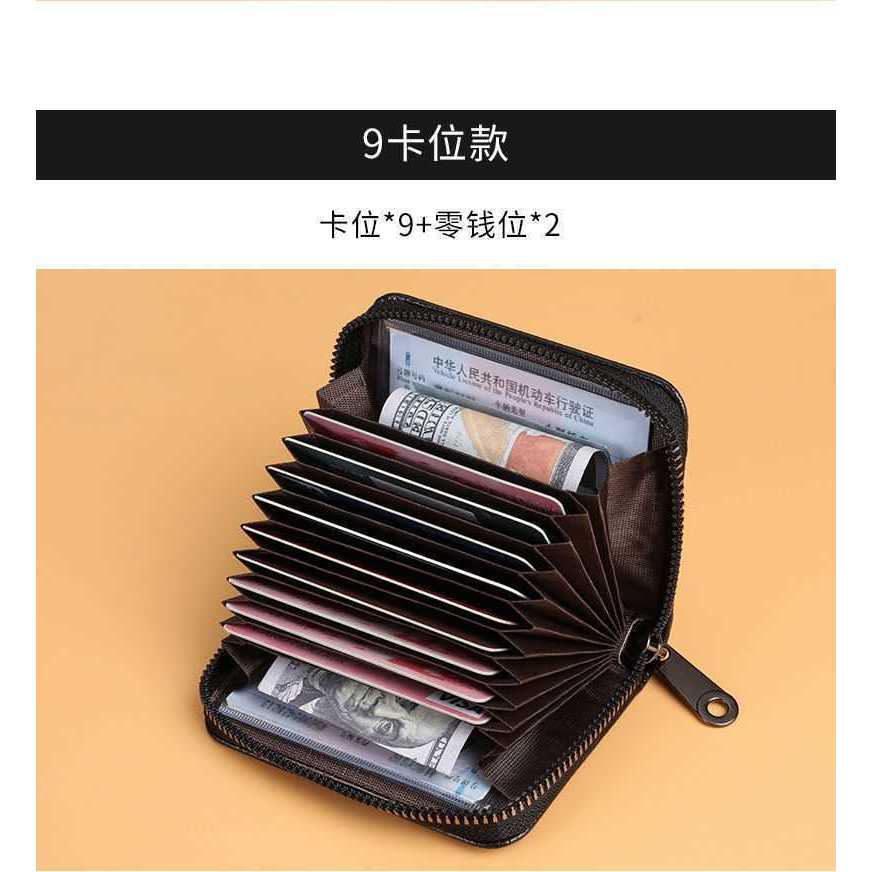 กระเป๋าสตางค์ กระเป๋าใส่บัตรเครดิต card holders กระเป๋า หนัง ขนาดเล็ก 20 ช่อง สําหรับใส่บัตรเครดิต นามบัตร RFID