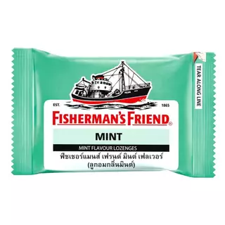 ล็อตใหม่!! Fisherman's Friend ฟิชเชอร์แมนส์ เฟรนด์ ลูกอม Fisherman Friend ทุกรสชาติ ขนาด 22 กรัม ( 1 ซอง )