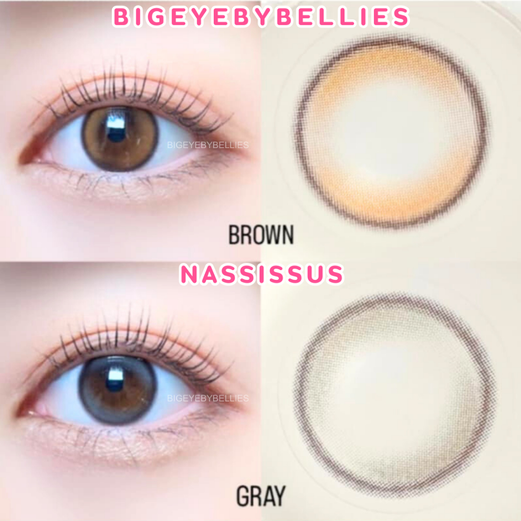 🔥คอนแทคเลนส์ ✨ขนาดมินิ✨Silicone Hydrogel ค่าอมน้ำ 60%✨Nassissus✨Mayalens Premium