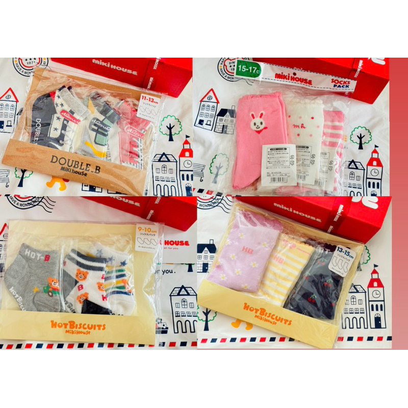 ถุงเท้า 🇯🇵✨Miki house แท้100% (ของใหม่)พร้อมส่ง