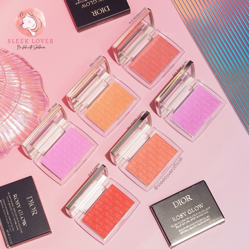 [เหลือ 1,199.- "เก็บโค้ดทักแชท"] 🔻พร้อมส่ง&แท้🔻Dior Rosy Glow Blush 001 004 012 015 4.4g