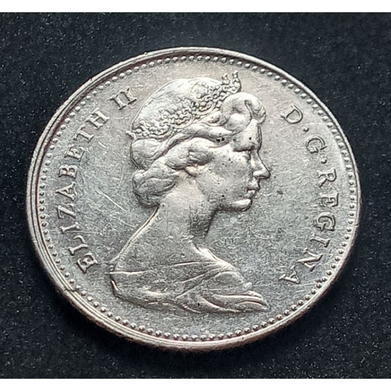 เหรียญแคนาดา(2169)10 Centa 1968