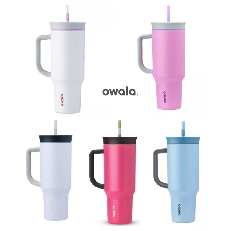 #พร้อมส่ง สีใหม่มาเพิ่ม กว่า 10 สี🌈แก้วเก็บอุณหภูมิ Owala Tumbler ขนาด 40 oz. นำเข้าจาก อเมริกา : Ow