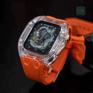 เคส พร้อมสาย TPU สําหรับ iWatch Ultra 10 band for iWatch Series 11 10 9 8 7 6 5 ขนาด 40.41 .44.45 .49.46มม. For watch