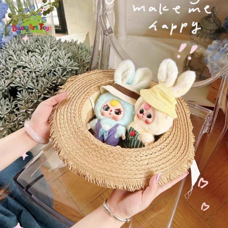 พร้อมส่งจากไทย เบบี้ทรี มาการอง มีแบบเช็คการ์ดแล้ว ตุ๊กตาพวงกุญแจกระต่ายน้อยน่ารักมีหลายสีหลายชุด