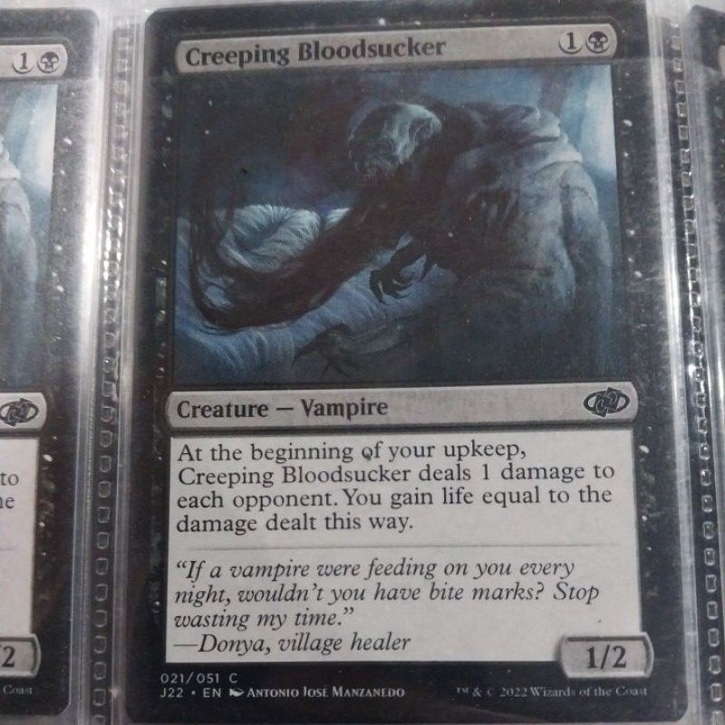 Singles MTG Creeping Bloodsucker #J22 ของแท้ 100%