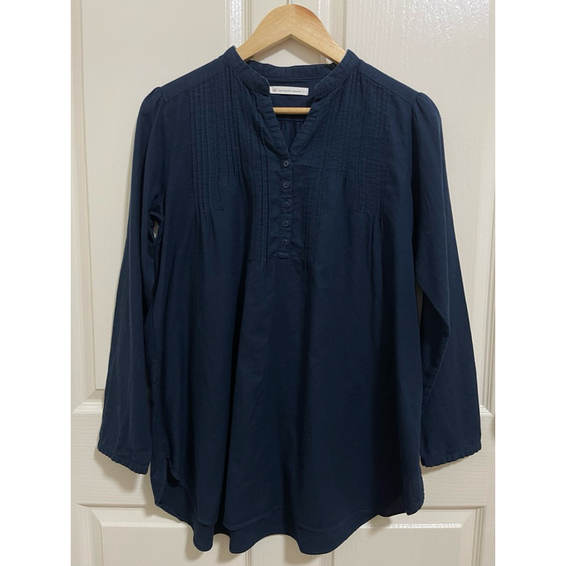 - 📌LBC 🌎 เชิ้ตคอจีนสีกรม “อก44ยาว30วงแขน18แขนยาว23”