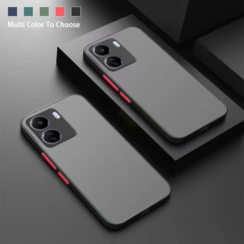 เคสขอบสีหลังด้าน สำหรับ iNfinix Hot60Pro Smart10 Smart9 Hot50i Pop10 เคสกันกระแทก