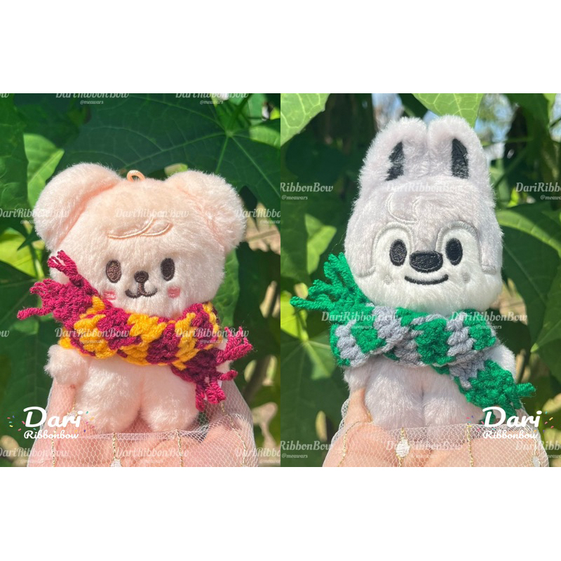 🧣ผ้าพันคอแฮรี่พอตเตอร์ Hogwarts houskes/ Harry Potter Scarf/ ชุดตุ๊กตาไหมพรม SKZOO 10cm.