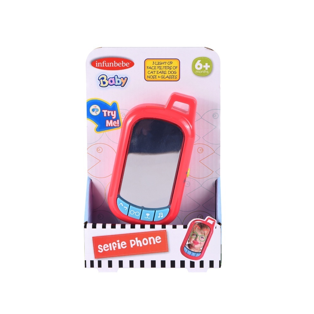 Wel-B x Infunbebe Selfie Phone (โทรศัพท์ของเล่น) -ของเล่นเด็ก โทรศัพท์ของเด็ก มือถือของเล่น มีเสียง