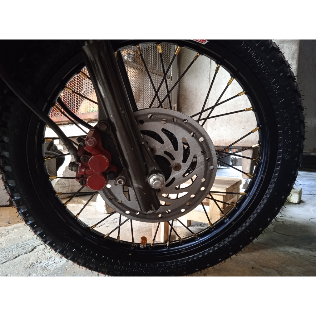 ยางนอก+ยางใน BM 3.00 ขอบ 17 MT ลายกึ่งวิบาก