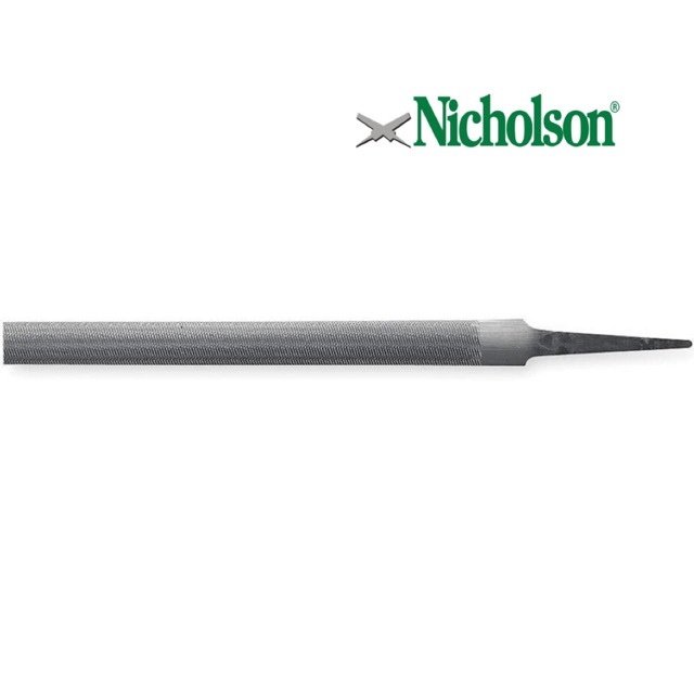 NICHOLSON ตะไบแบนนิโคสัน  มี 2แบบ แบบหยาบ(Bastard)  และแบบละเอียด (Smooth)  NICHOLSON ขนาด 4"-12"