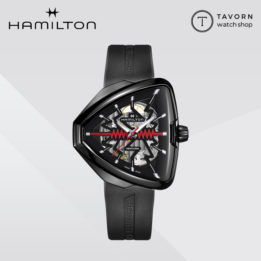 นาฬิกา Hamilton Ventura Elvis80 Skeleton Auto รุ่น H24535331
