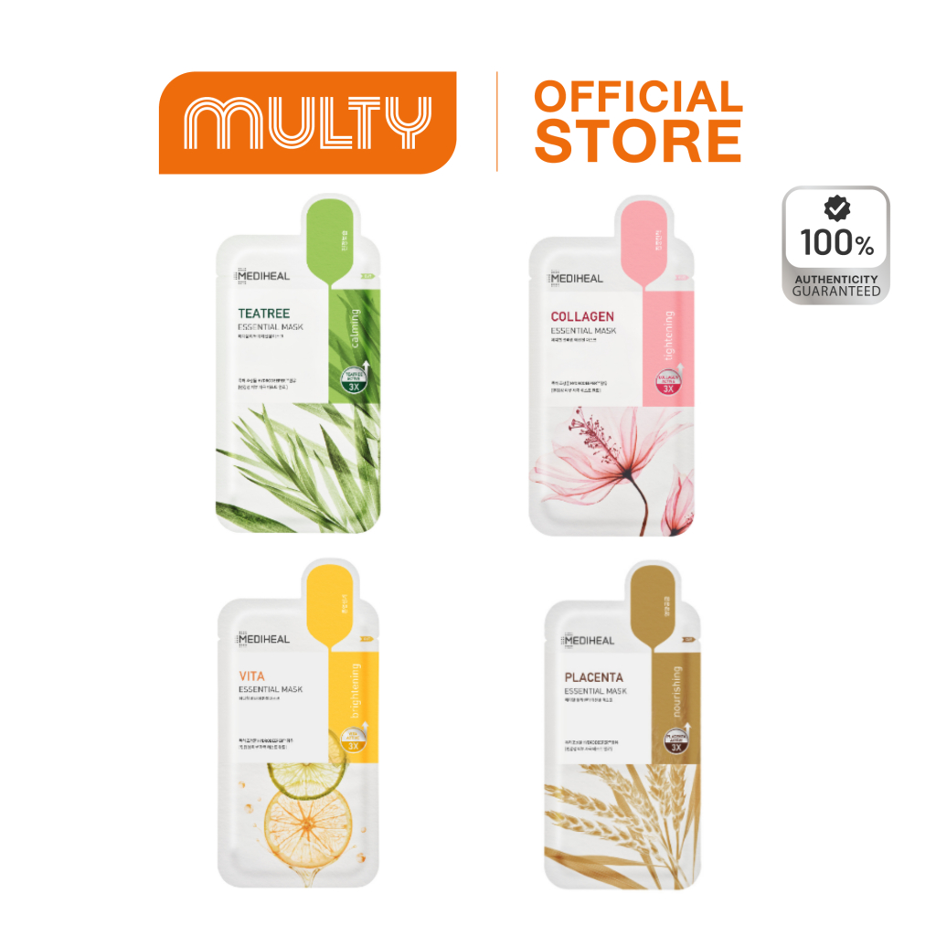 ซื้อ 2 ชิ้น ราคา 69 บาท**กด2ชิ้น เลือกสูตร**(ถึงวันที่ 31/12/2024)**Mediheal Essential Mask มาส์กหน้า