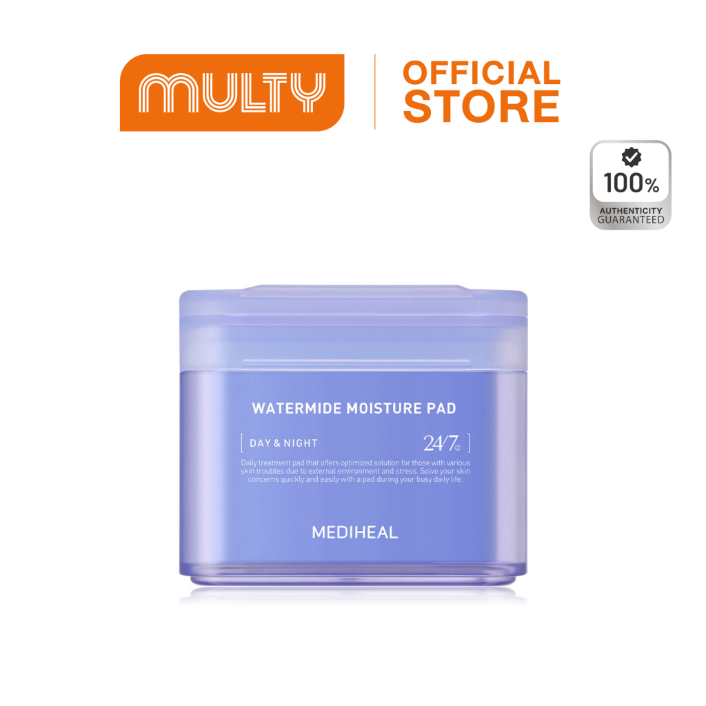 MediHeal- Watermide Pad 170 ml. โทนเนอร์แพดสูตรบำรุงผิวแห้งกร้าน ลดความหยาบกร้าน