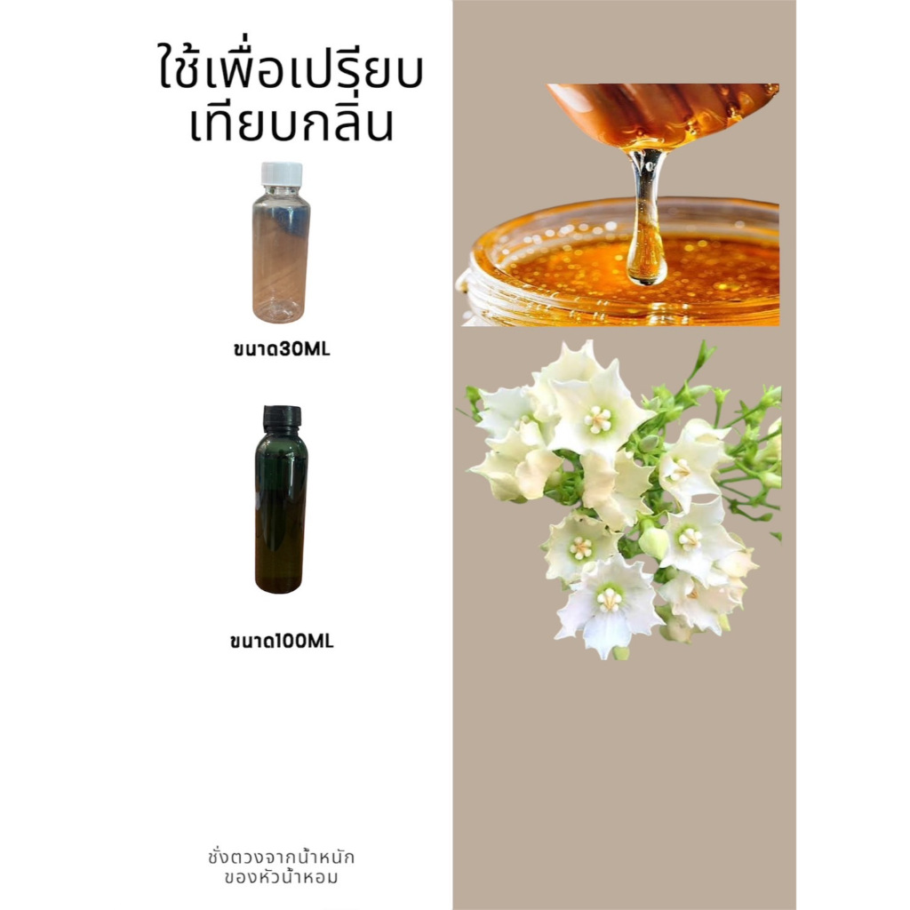 หัวน้ำหอมกลิ่นดอกชมนาถ+น้ำผึ้ง Chomard&Honey ขนาด30ML-100ML