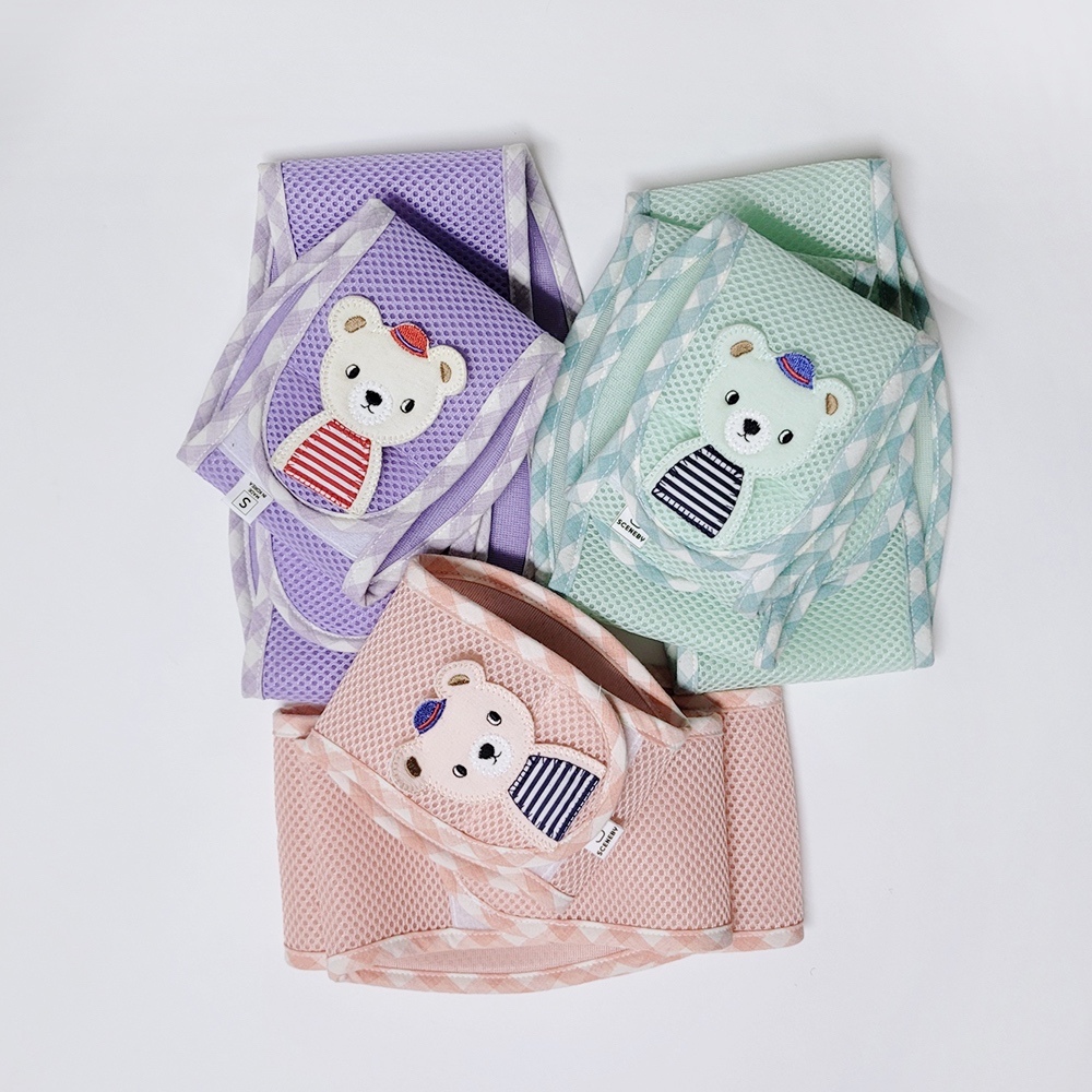 Sceneby Mesh Manner Belt โอบิสุนัขตัวผู้ สายรัดโอบิ นำเข้าจากเกาหลี