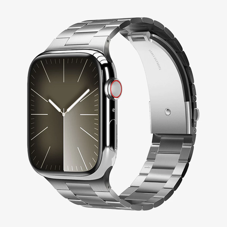 elago Apple Watch Metal Strap Band Stainless Steel 4, 5, 6, 7, 8, 9, 10, 11, SE, Ultra สายสแตนเลสแท้