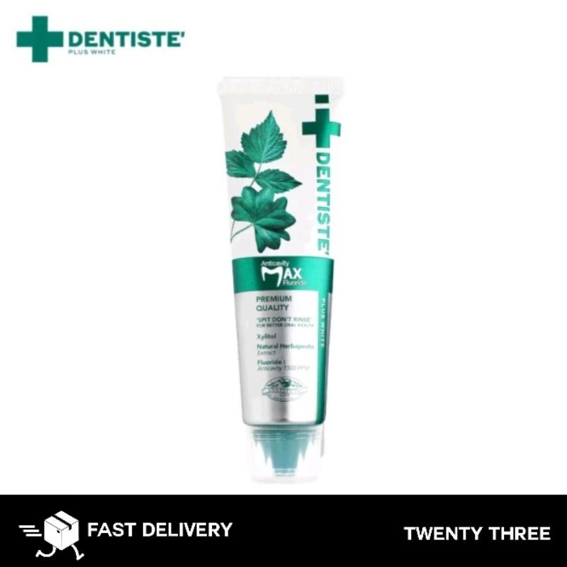 Dentiste Anticavity Max Fluoride 1500PPM Toothpaste 100g. เดนทิสเต้ ยาสีฟัน แปรงแห้ง 100 กรัม