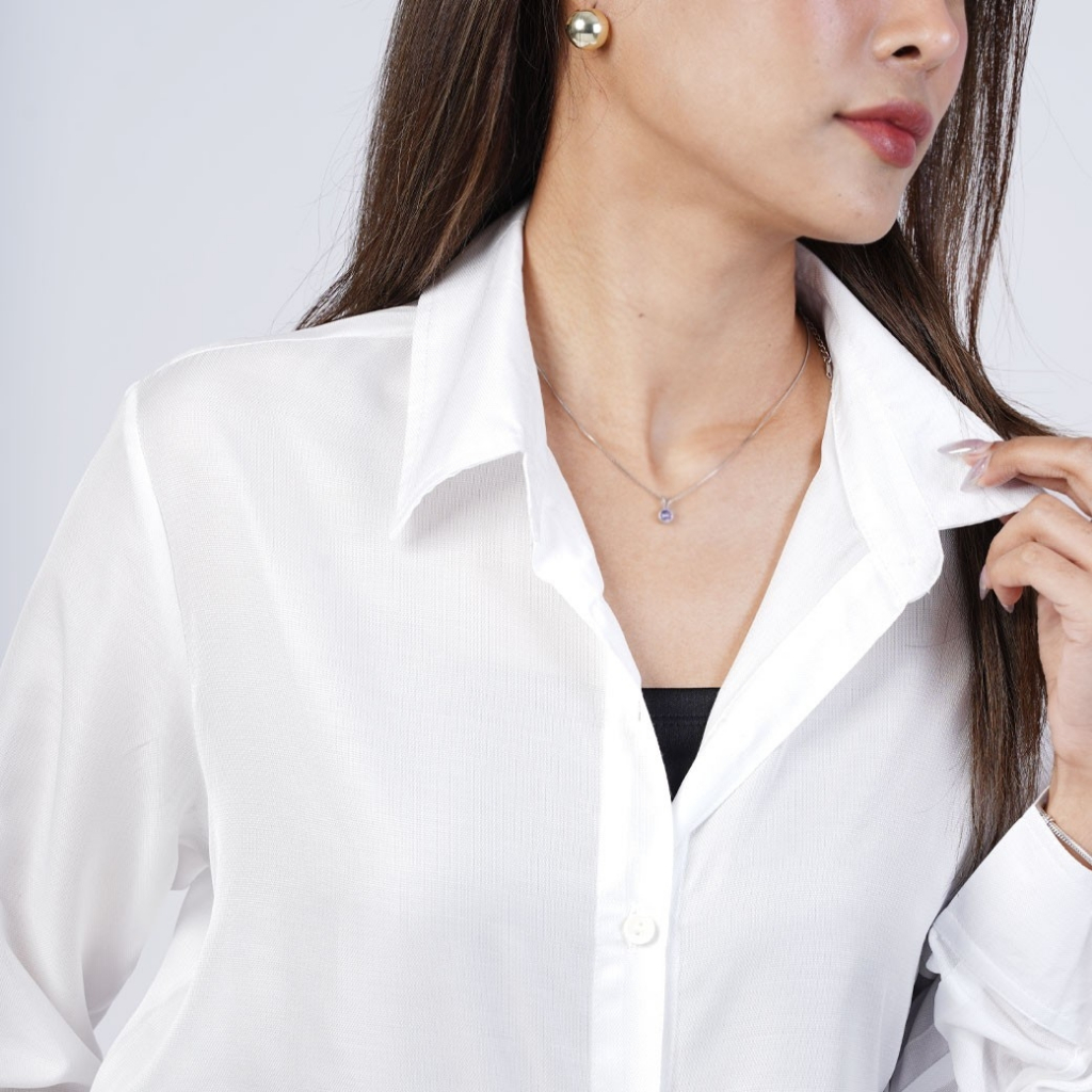 haas เสื้อเชิ้ตแขนยาว - ผู้หญิง HBSH5571