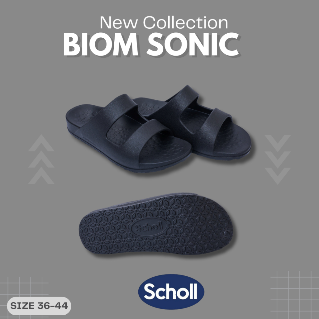 รองเท้าแตะเพื่อสุขภาพ ทั้งหญิงและชาย Unisex สกอลล์ แบบสวม รุ่น Biom Sonic B415 ไซส์ 36-44