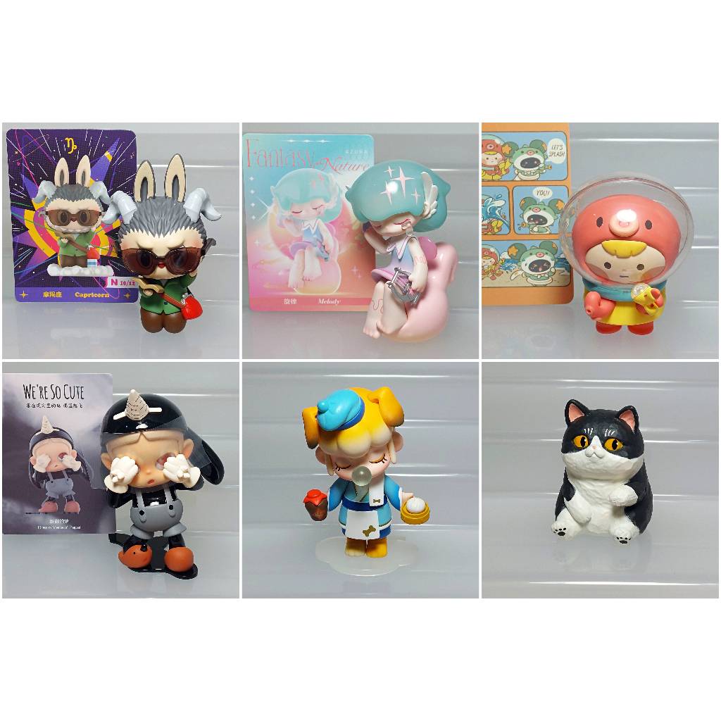 [มือสอง] [เลือกตัว] [มีกล่อง] กล่องสุ่ม โมเดล ชุดที่ 17 POP MART LABUBU / AZURA / ZSIGA / NANCI Art 