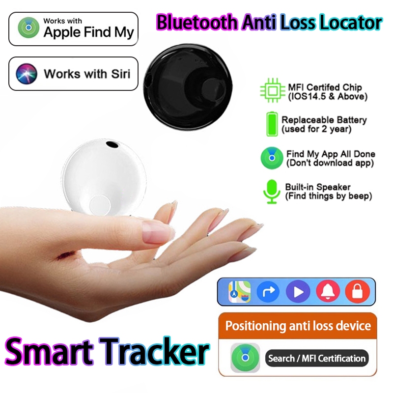 สำหรับ Apple กำหนดตำแหน่งอุปกรณ์สูญเสียการค้นหาอุปกรณ์ติดตามระบุตำแหน่งหัวเข็มขัดติดตามรถ Gps รถสัตว์เลี้ยง Tracker