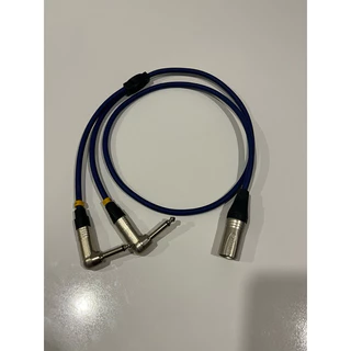 สายy xlrผู้1-ts L/R วายแบบstereo/แบบโมโน เสียบช่องsterreoเท่านั้น สเตอริโอของDynacomหัวของLidge
