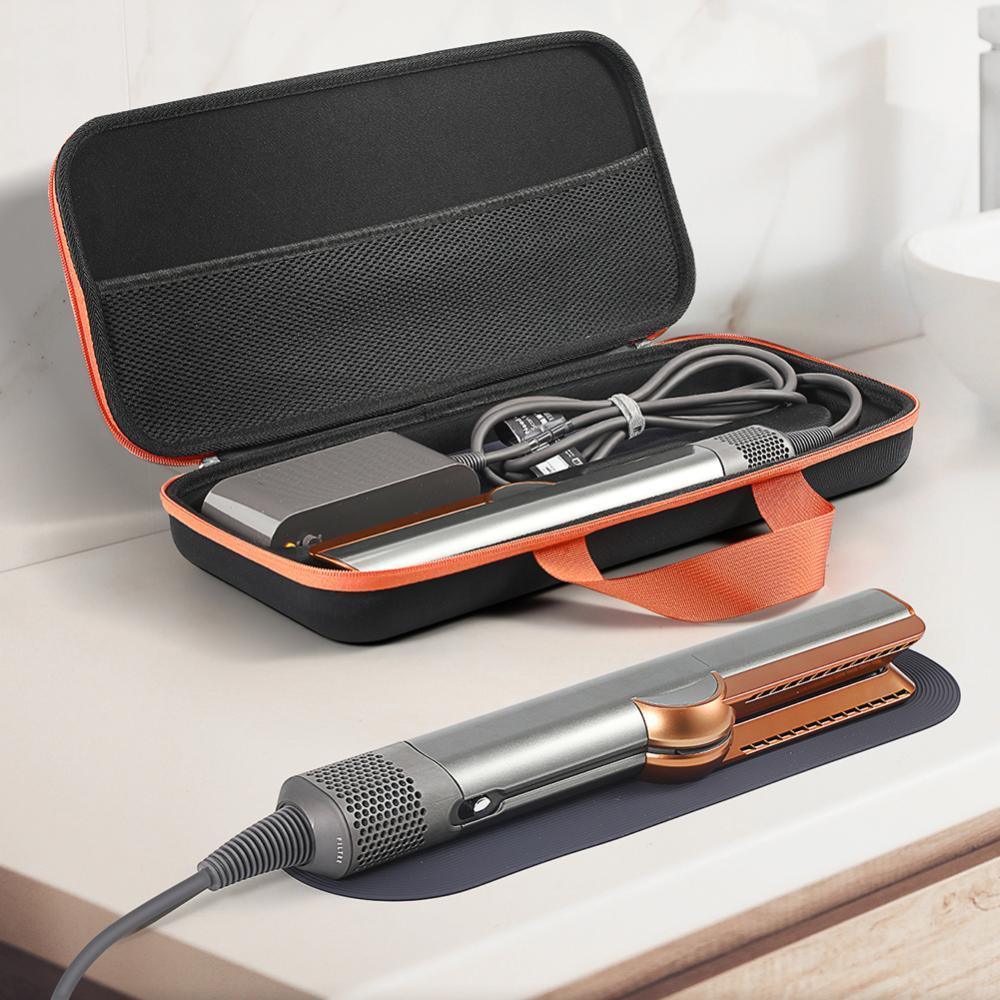 Lasvea กล่องพกพาแข็ง EVA สำหรับเครื่องรีดผม Dyson Airstrait กล่องเก็บแบบพกพาสำหรับ HT01