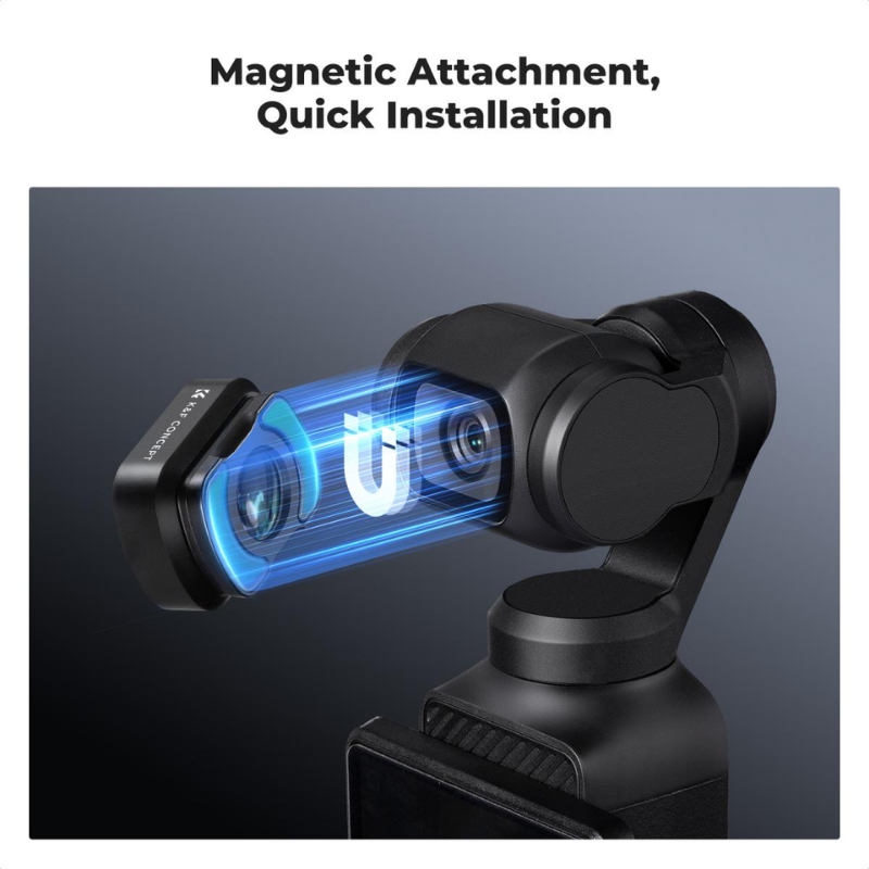K&F DJI Osmo Pocket 3, Filters Kit Anamorphic+Macro+Enlarged+ND8+ND32+ND128 (SKU.2294)