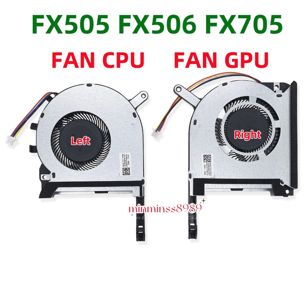 พัดลมระบายความร้อนFAN CPU GPU ASUS A15 FA506LL FA506LU-FX505GE-FX505GD-FX505GM-FX505DT-FX705DT-FX506IU-FA506IH-FA706
