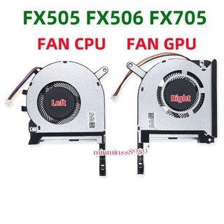 พัดลมระบายความร้อนFAN CPU GPU ASUS A15 FA506LL FA506LU-FX505GE-FX505GD-FX505GM-FX505DT-FX705DT-FX506IU-FA506IH-FA706